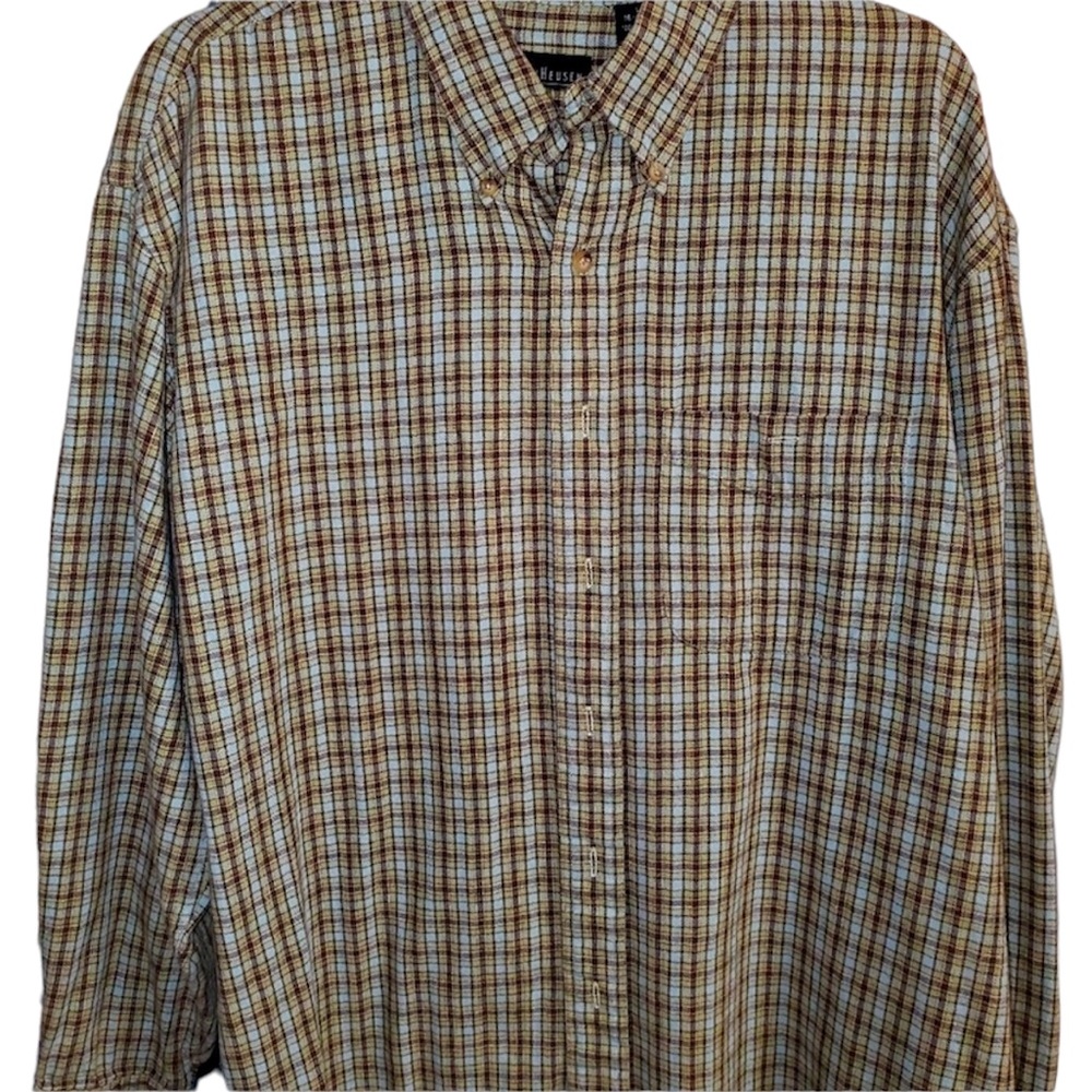 Van Heusen~ Mens Large long sleeved Button-down